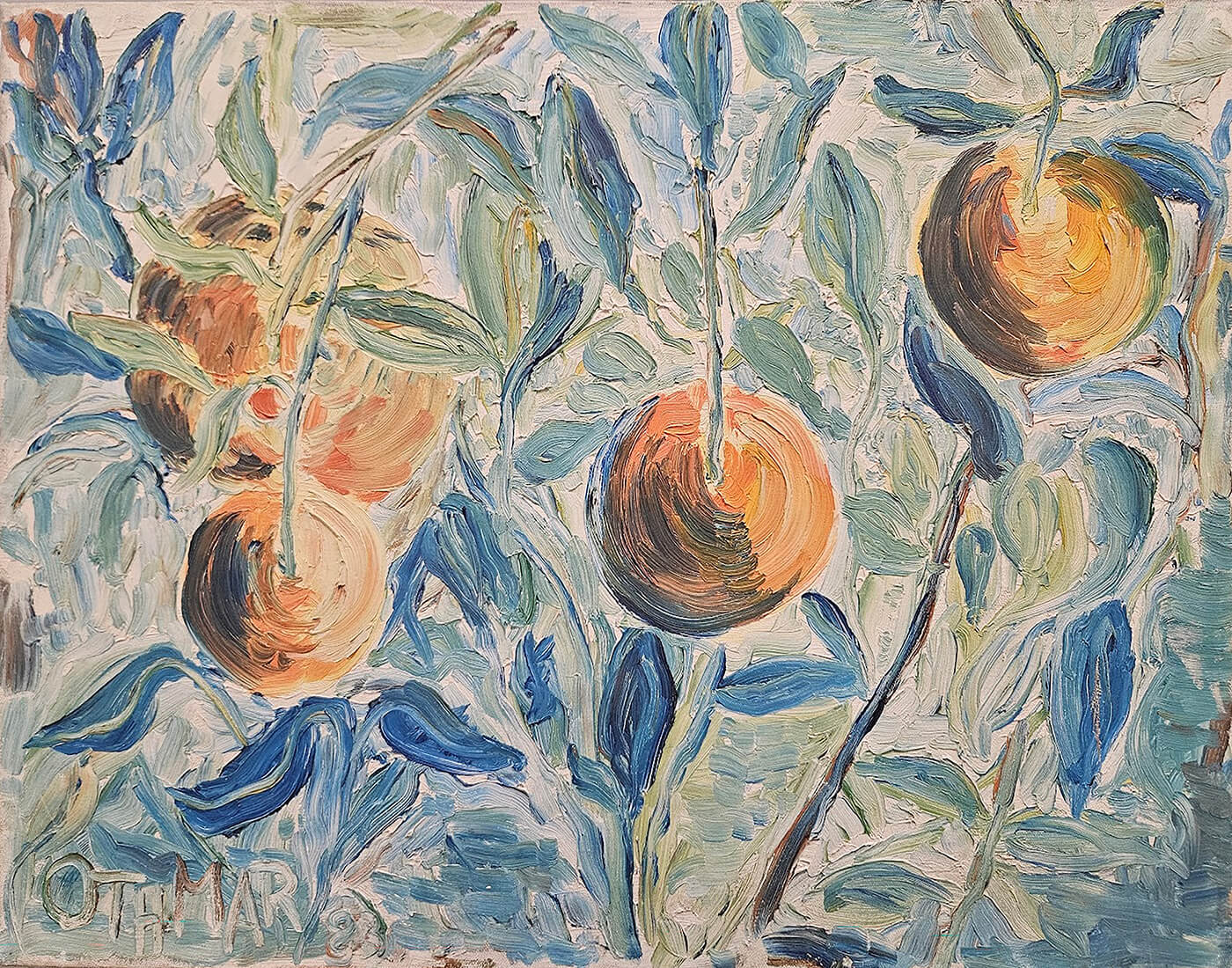 1983- Oranges-18x24 OoC