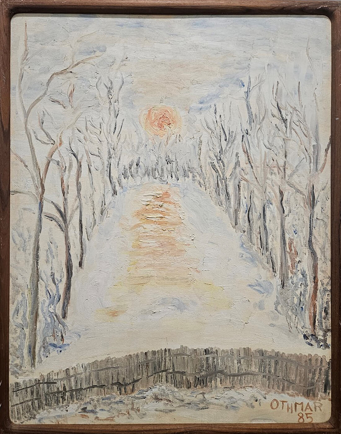 1985-Sunset in Central Park - 28x22 OoC