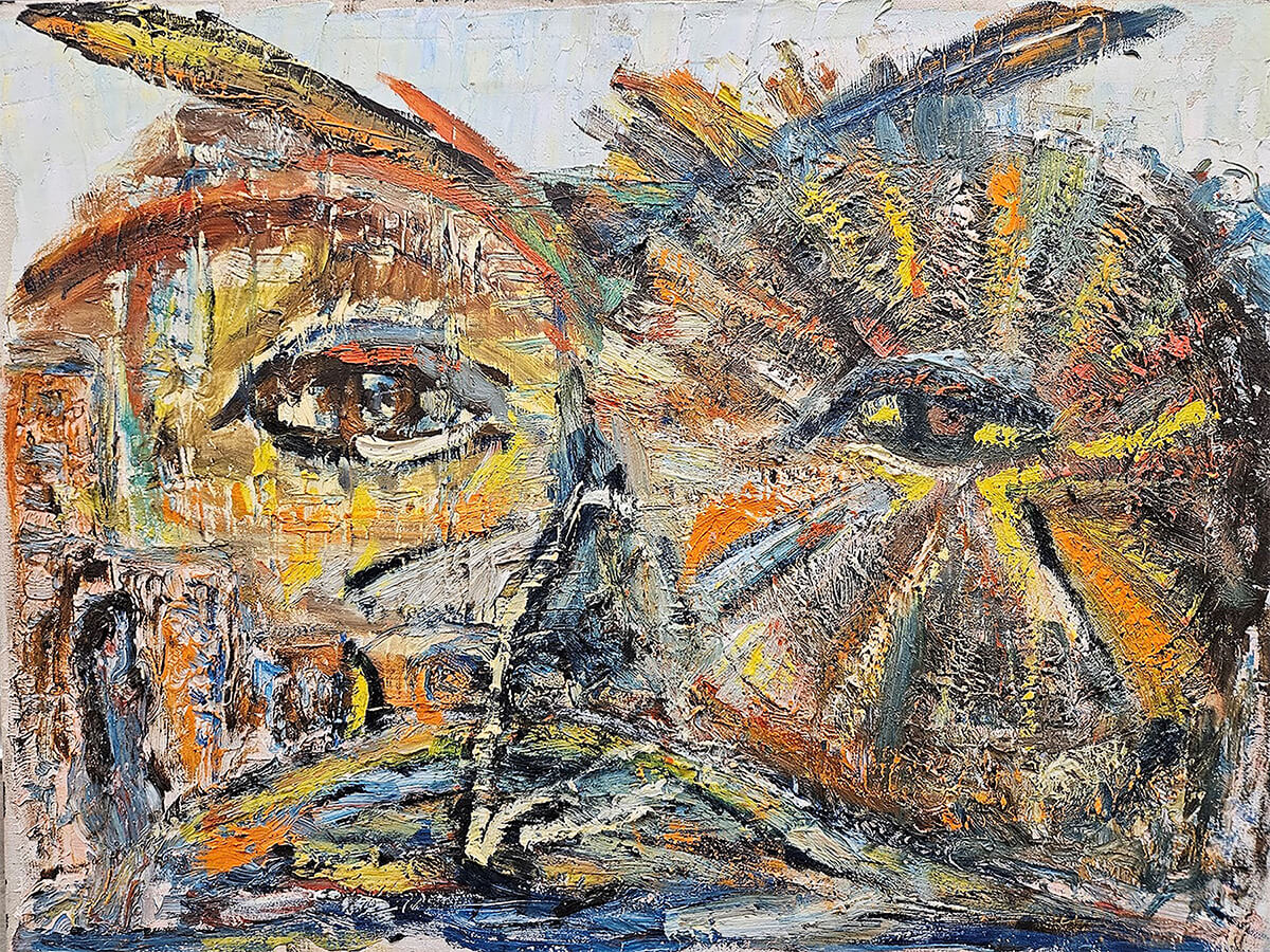 1985- The Owl (Lee Iacocca) -18x24 OoC