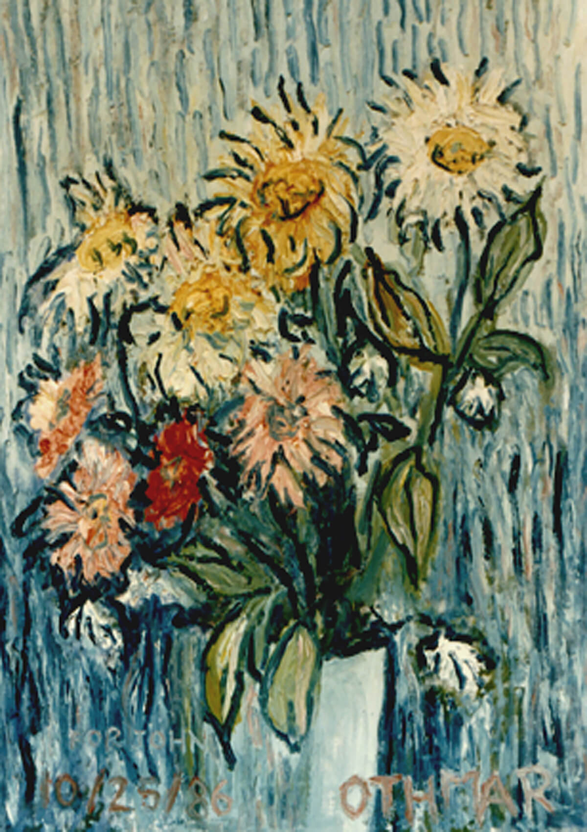 1986-Flower Bouquet - 34x24 OoC
