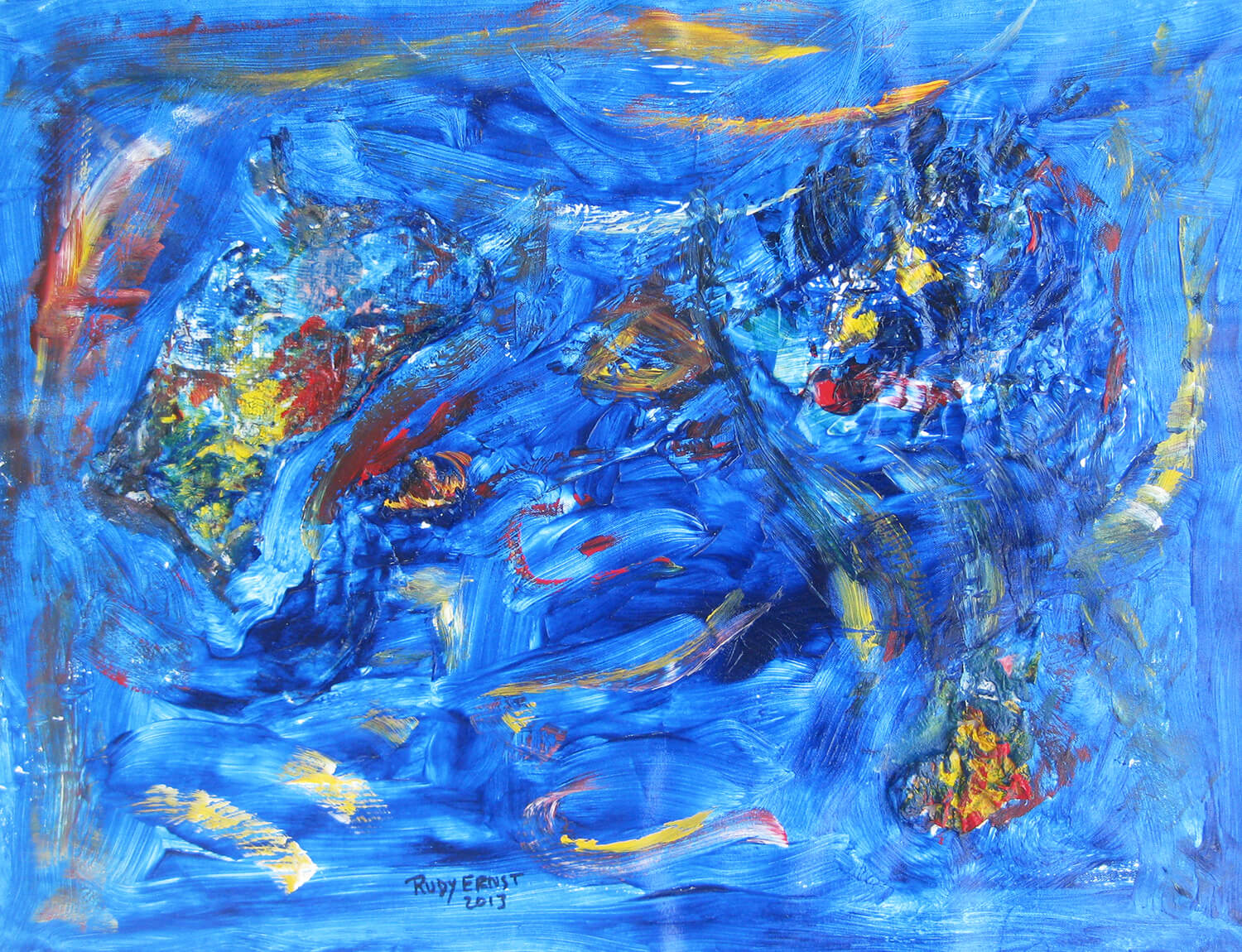2013-LAP #117 - 23x30 Acrylics on Canvas