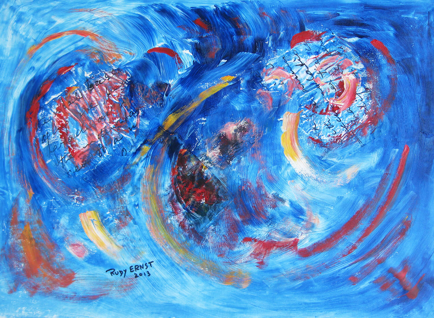 2013-LAP #120 - 30x22 Acrylics on Canvas
