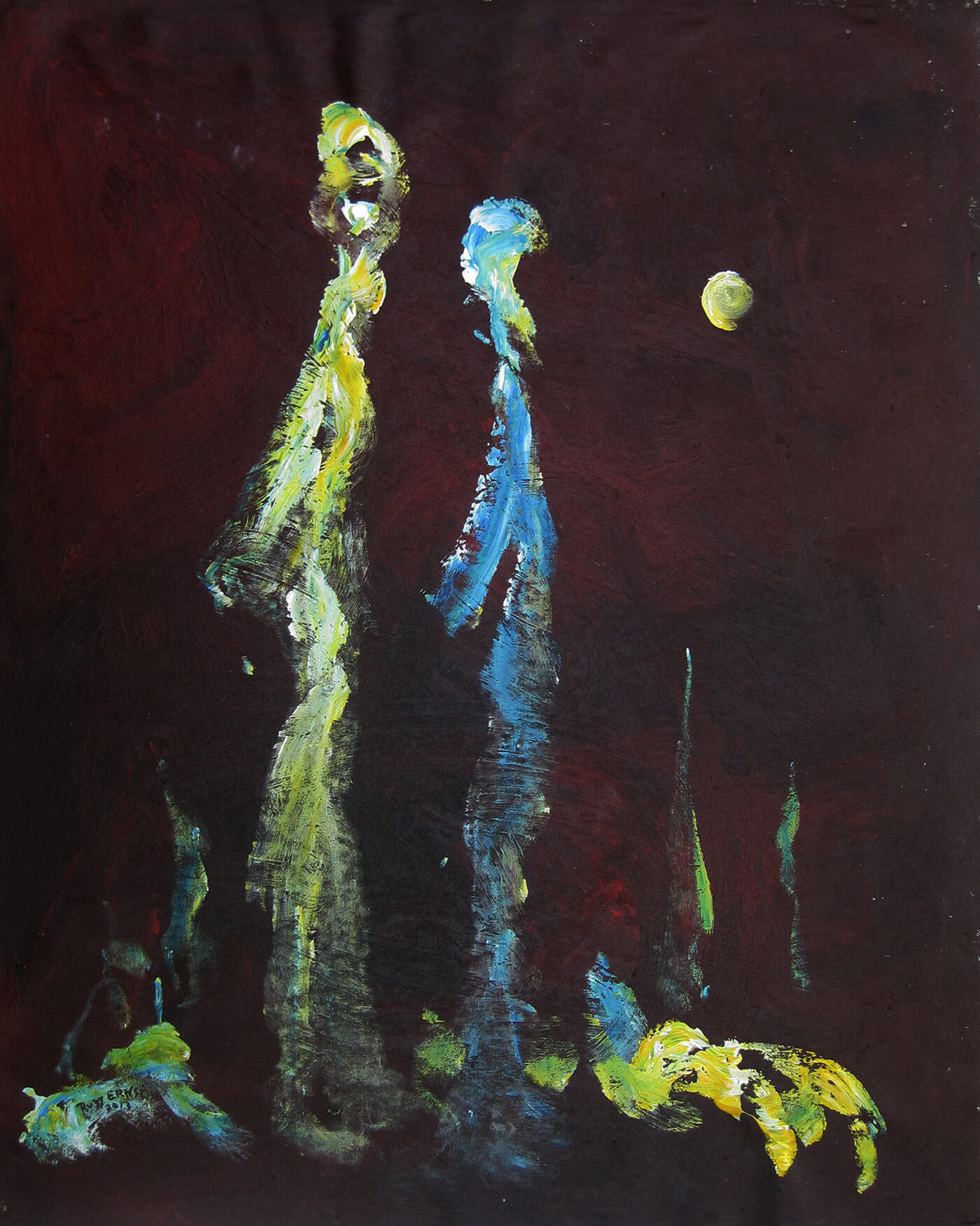 2013-LAP #38- 35x28 Acrylics on Canvas