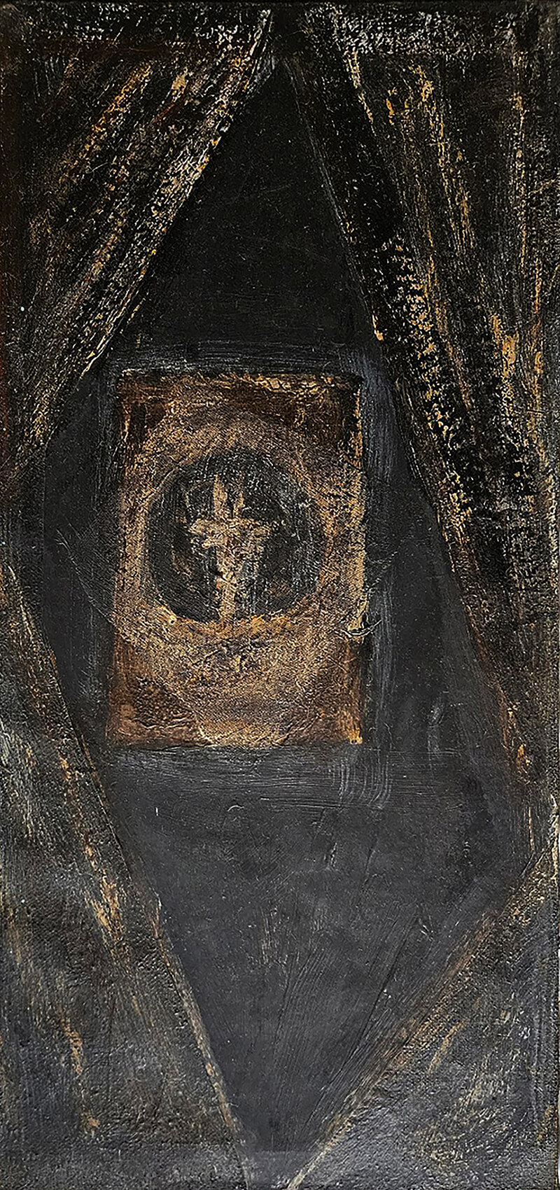1990-Unknown-34x16-Multimedia on Canvas