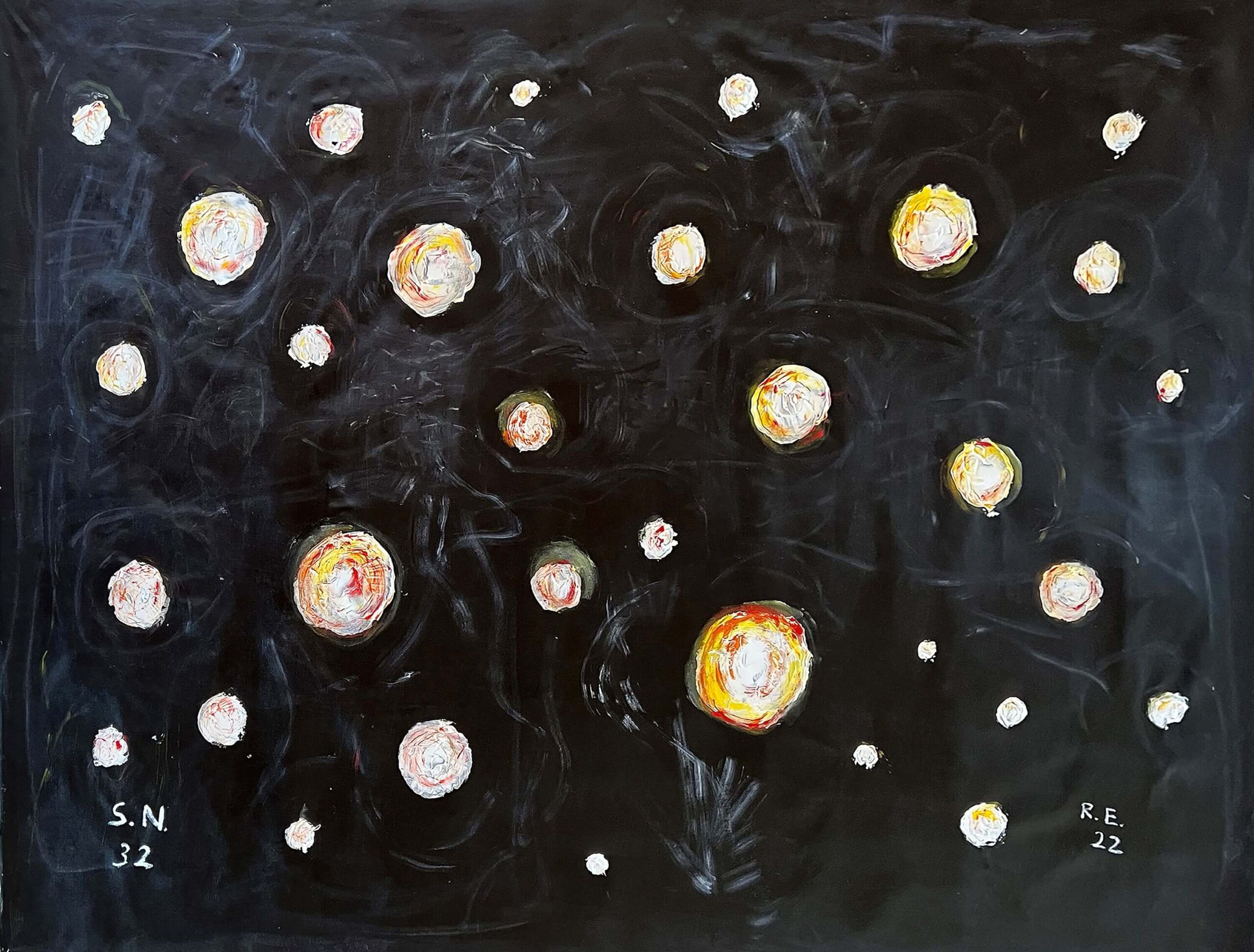 Starry Night Painting 32 63x83