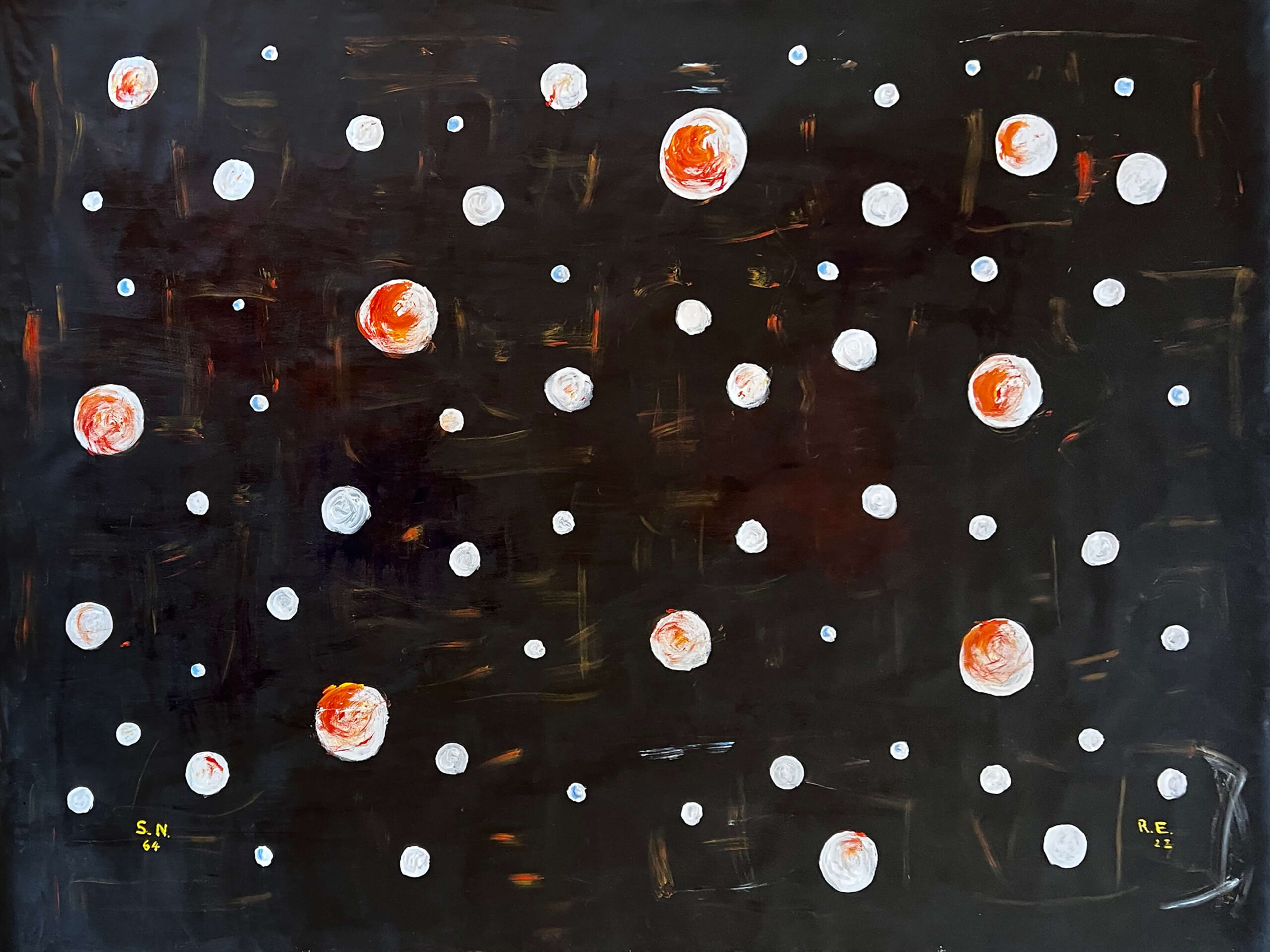 Starry Night Painting 64 63x84